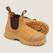 Blundstone Mens Extreme Series Steel Toe Chelsea Work Boot Wheat 989 Waterproof